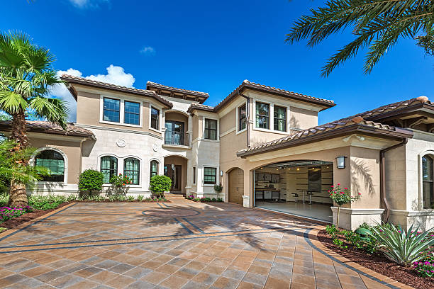 Permeable Paver Driveway in Cottonwood Shores, TX